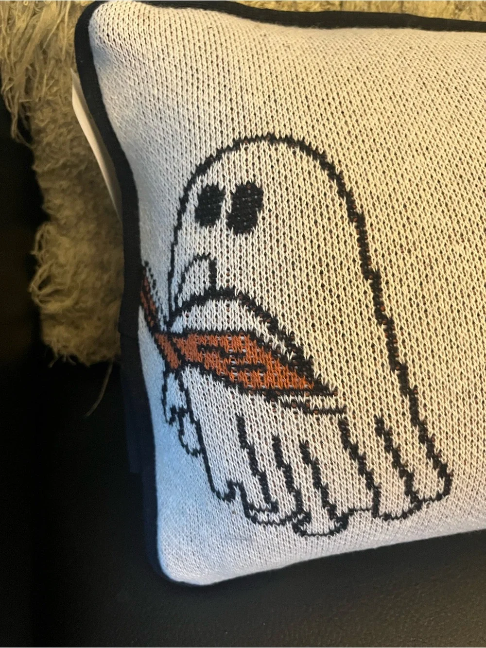 Halloween Viral Ghoulish Ghost Pillow reading BOOKS! BNWT, HTF